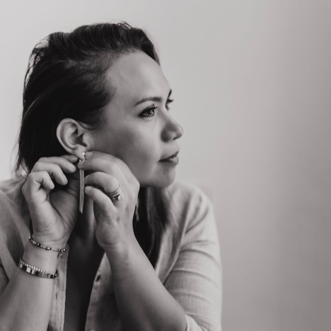 Silver Tassel Earring Jacket